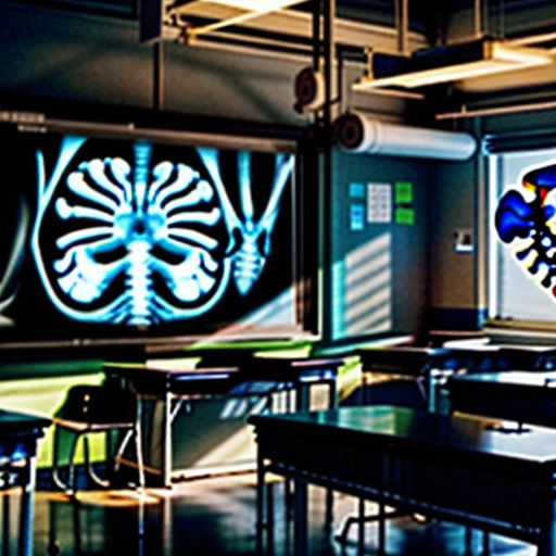 Radiology students in a classroom setting